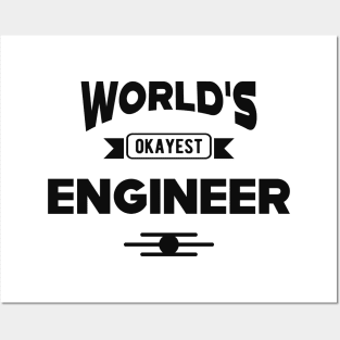 Engineer - World's okayest engineer Posters and Art